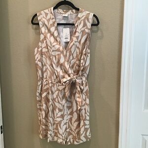 Linen Short Romper  NWT  A New Day Brand